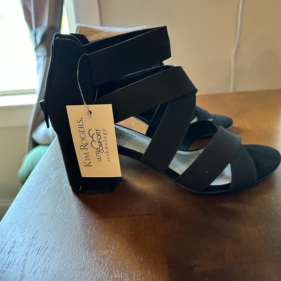 Kim Rogers Shoes - Kim Rogers Black Strappy Heels